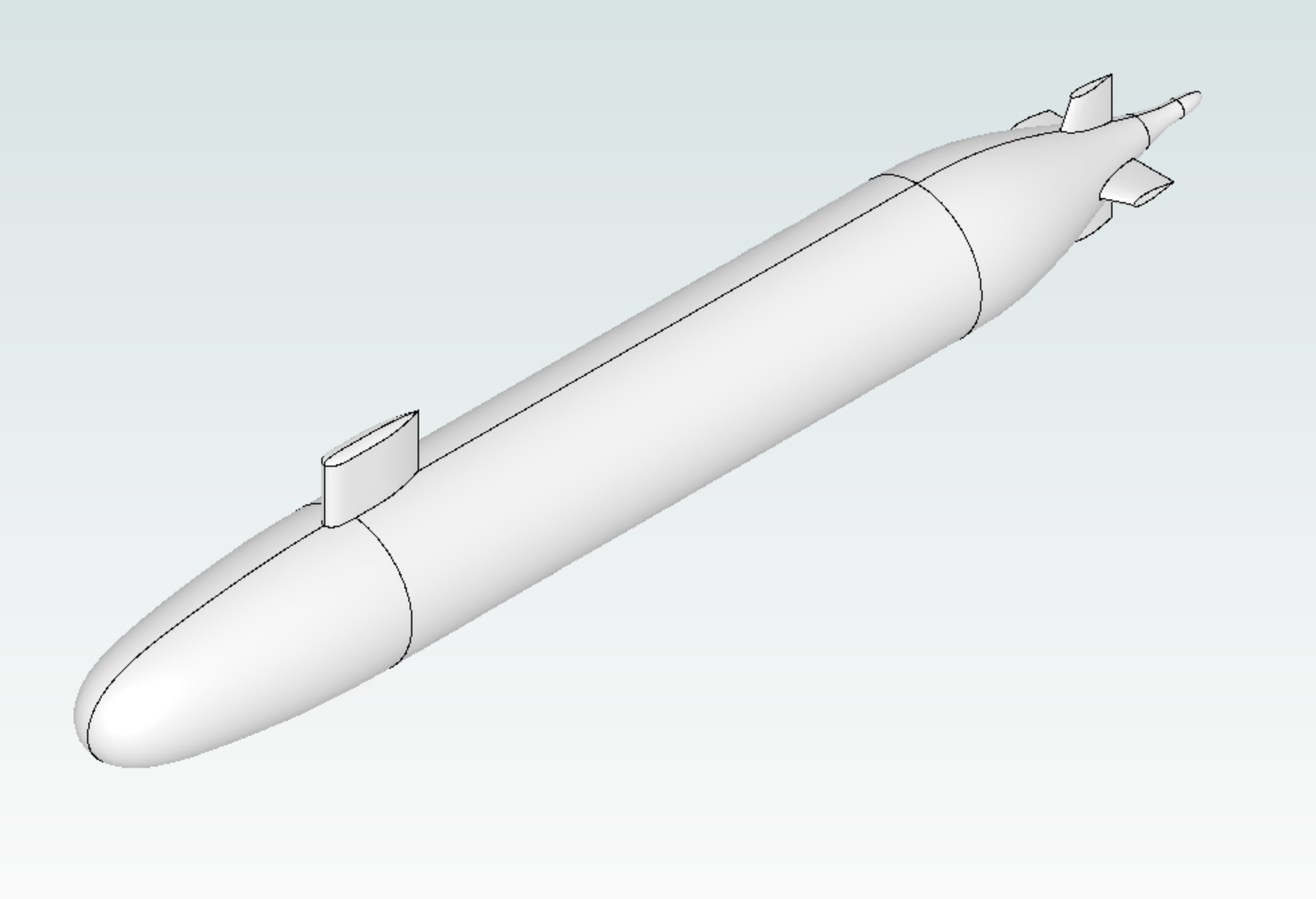 DARPA SUBOFF geometry