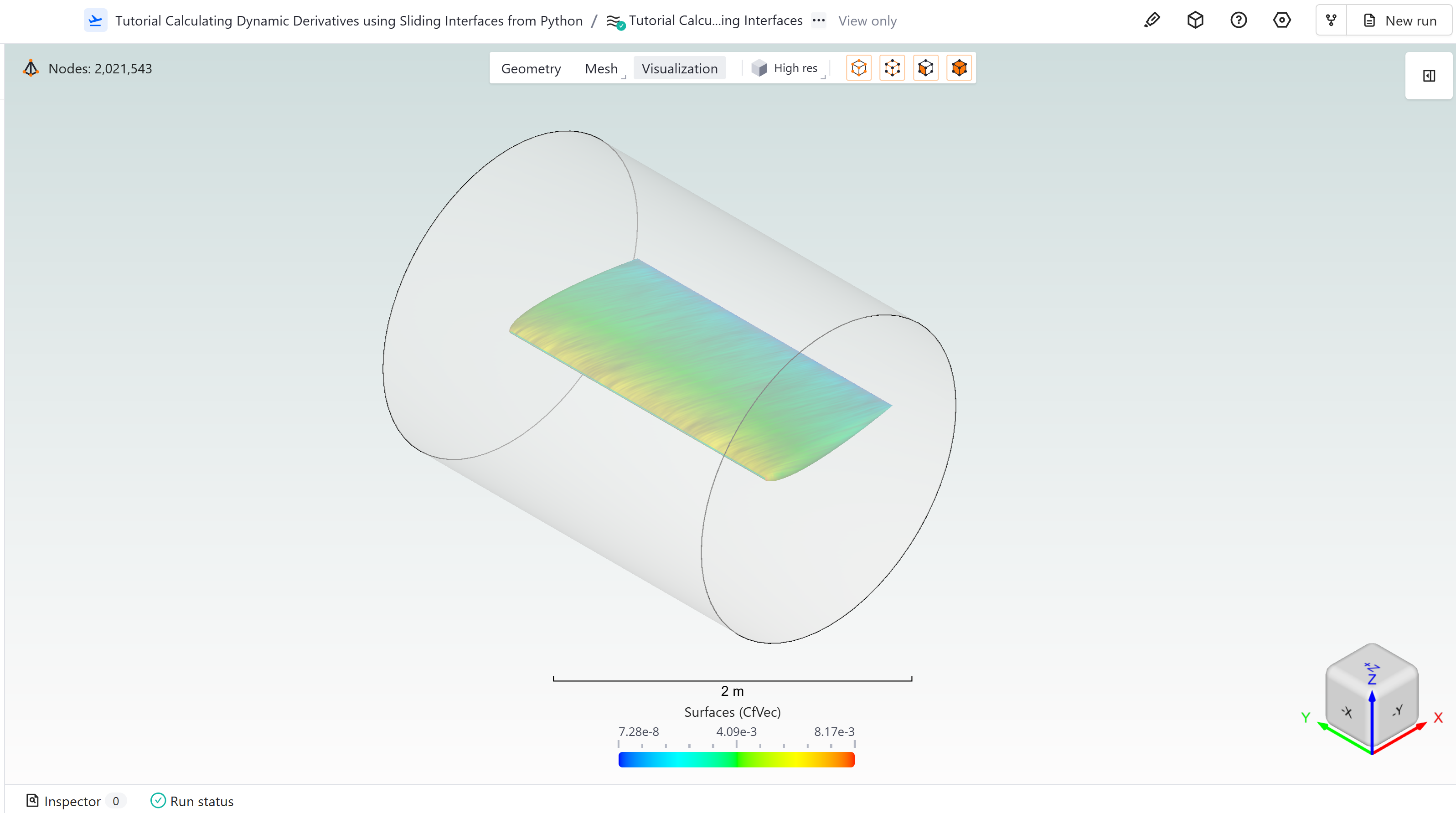 Wing in Sliding Interface