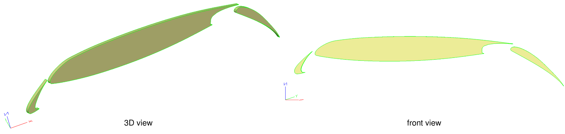 quasi-3D model in ESP for 2D CRM system configuration