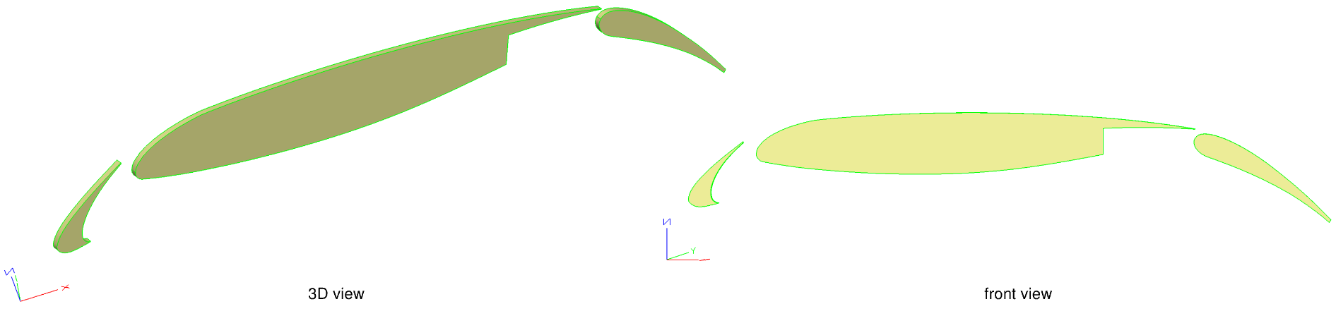 quasi-3D model in ESP for 30p30n system configuration