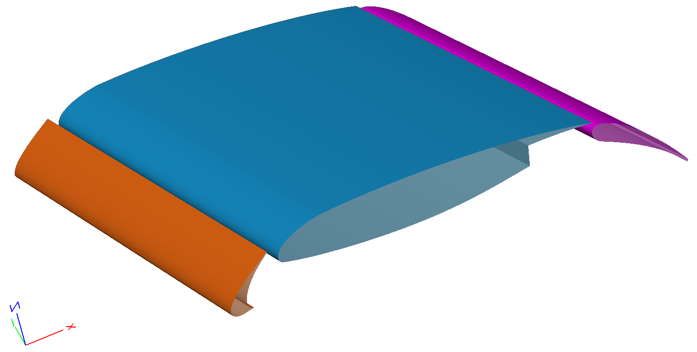 quasi-3D model in ESP for a high-lift system configuration