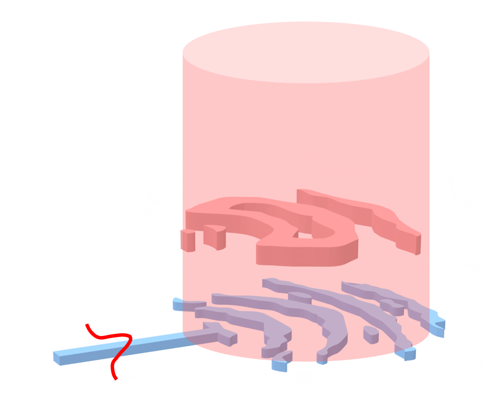 Schematic of the grating coupler