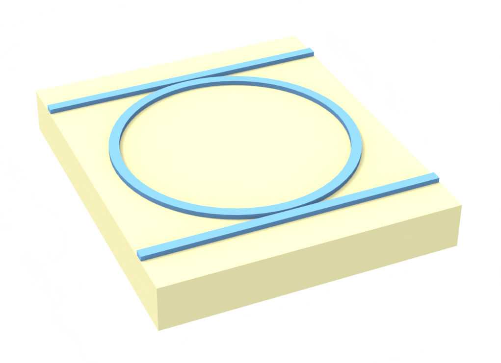 Schematic of the ring resonator