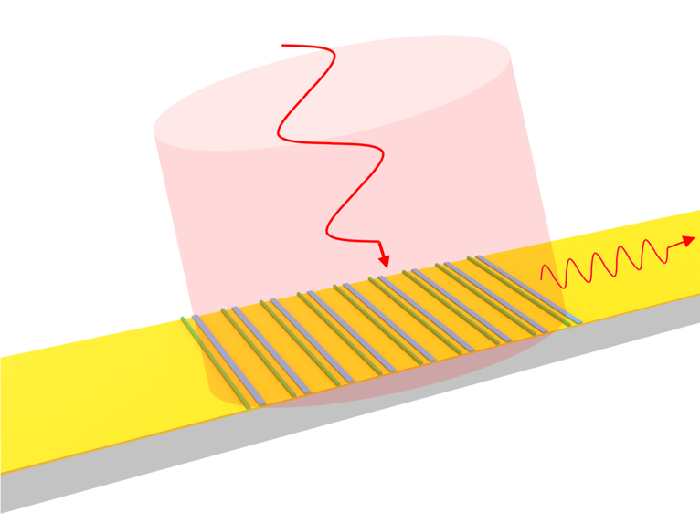 Schematic of the non-Hermitian metagrating