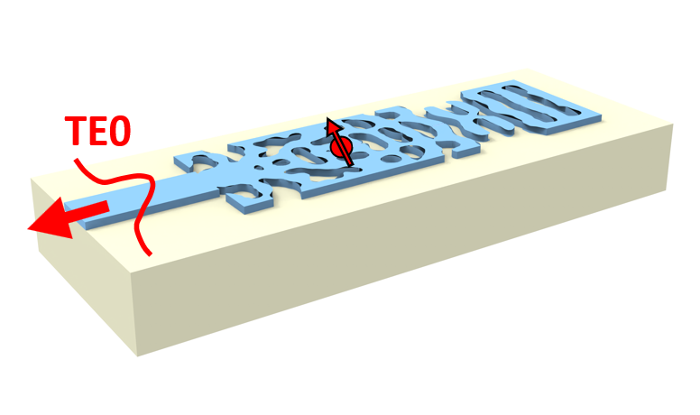 Schematic of the light extractor