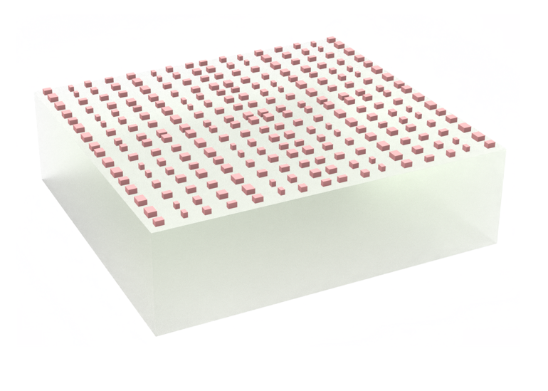 Schematic of the metalens