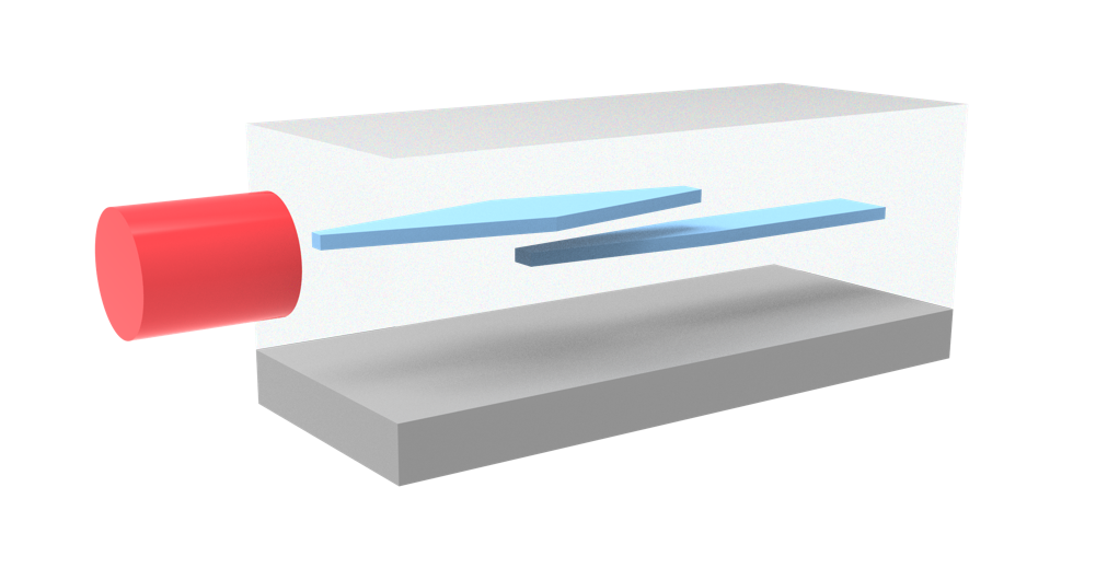 Schematic of the edge coupler