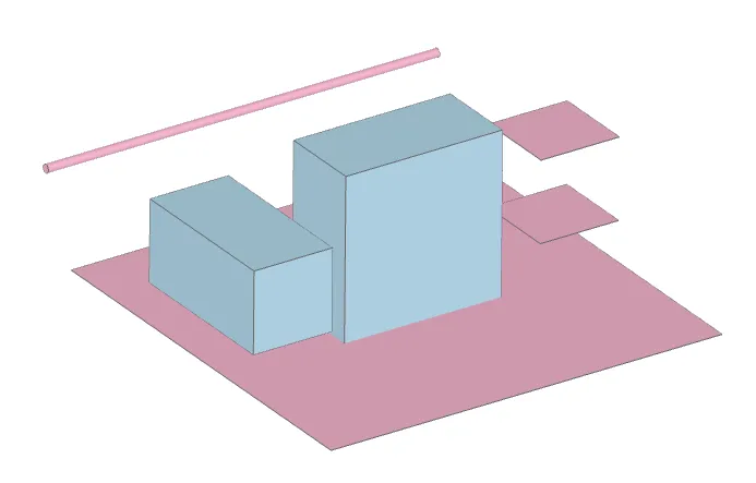 Geometries created with the Box object